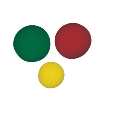 Fabrication Enterprises Fabrication Enterprises 10-0779 Cando Memory Foam Squeeze Ball; 3-Piece Set 10-0779